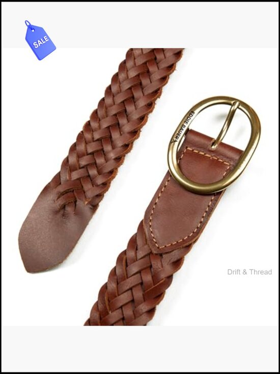 Genuine Leather Belt with Durable Buckle Adjustable Women\'s main image 6